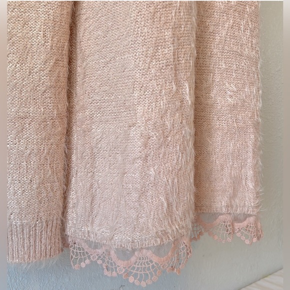 NWT Nurture Soft Pink Balletcore Sweater - Picture 5 of 14